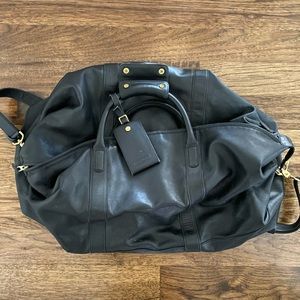 Coach leather travel bag